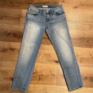 Madewell cropped low rise jeans